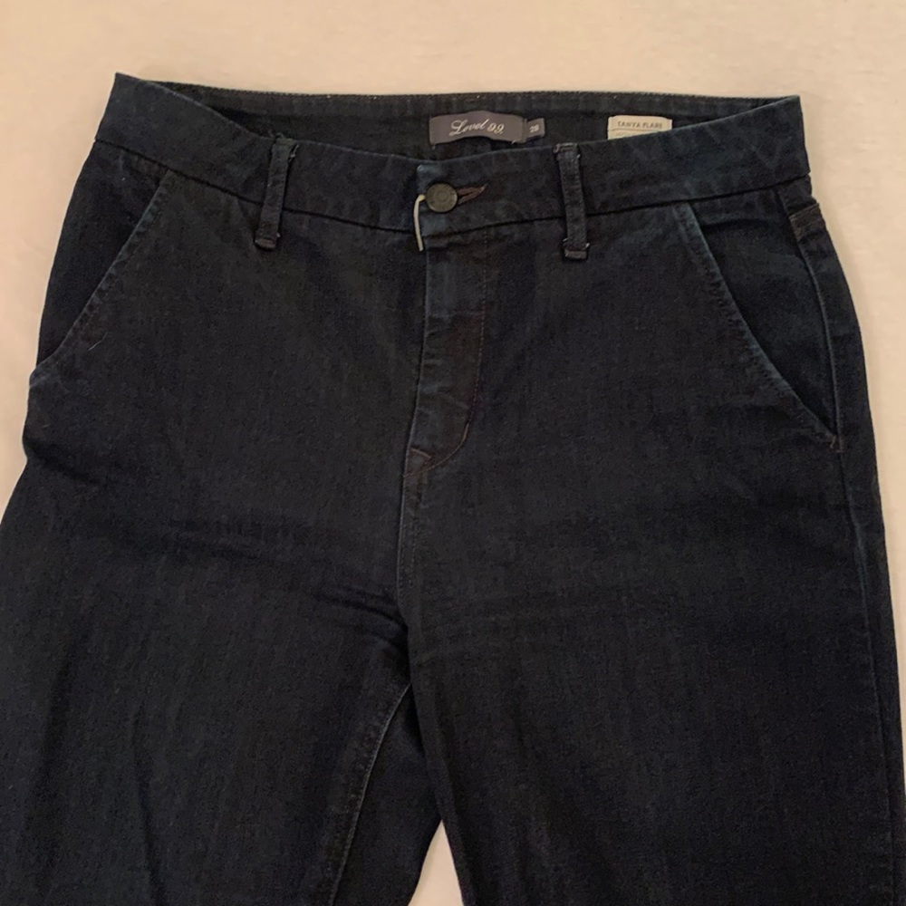 Level 99 High Rise Flare Jeans View 4